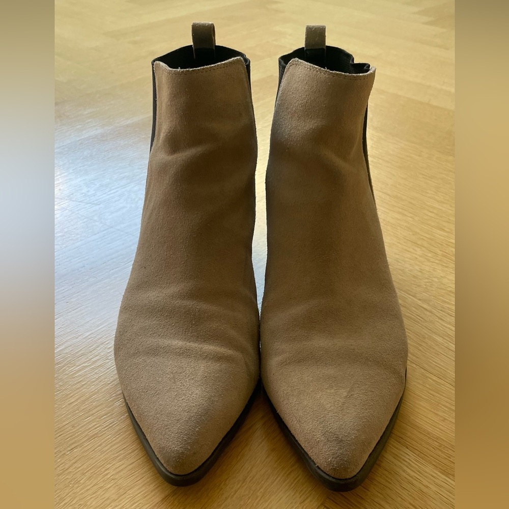 Marc Fisher Tan Ankle Booties